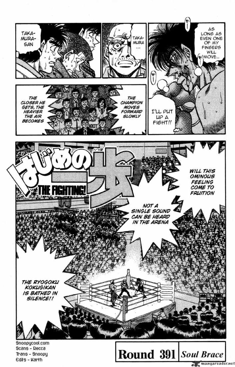 Hajime no Ippo: Fighting Spirit, Chapter 391 image 01